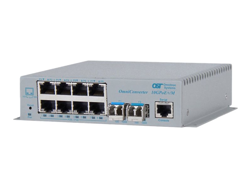 Omnitron OmniConverter 10GPoE+/M