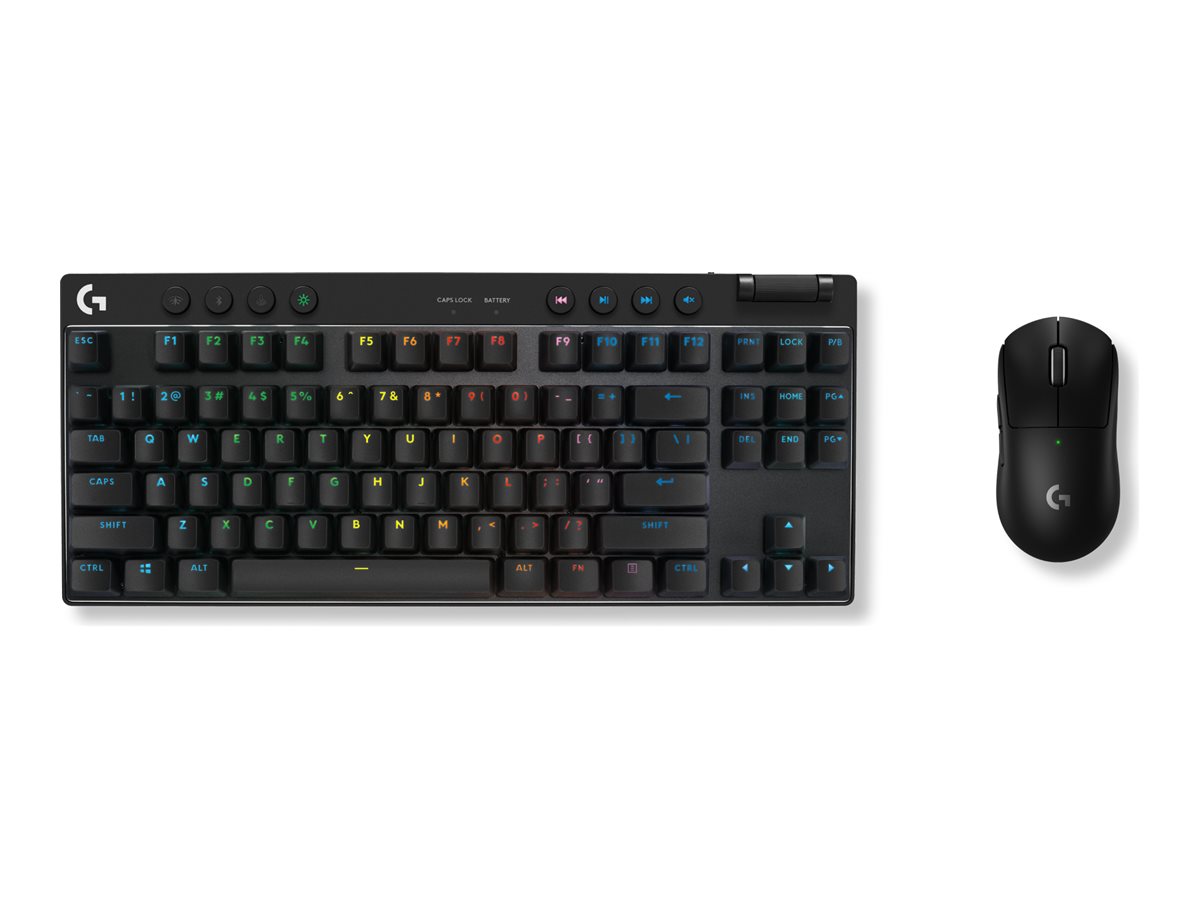 Logitech G PRO X TKL LIGHTSPEED Wireless Gaming Keyboard, Tactile
