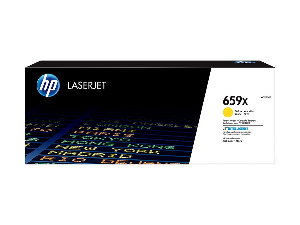 HP 659X High Yield Yellow toner