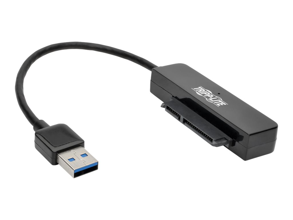 Tripp Lite 6in USB 3.0 SuperSpeed to SATA III Adapter w/ UASP/ 2.5" Black