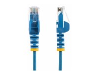 StarTech.com 1.5m CAT6 Cable - Blue Slim CAT6 Patch Cord - Snagless - LSZH CAT 6 1.5m Patchkabel Blå