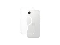 PanzerGlass CARE by Fashionable Case Samba Transparent w. White Qi Compatible iPhone 16e Beskyttelsescover Transparent Apple iPhone 16e