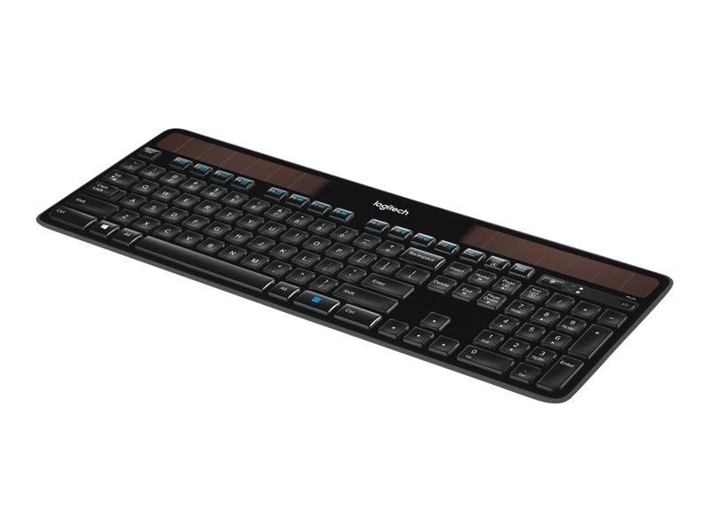 Logitech Wireless Solar K750 - Tastatur - kabellos - 2.4 GHz - Französisch