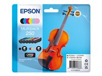 Epson 250 Multipack - 6-pack - black, yellow, cyan, magenta, light cyan, light magenta - original - ink cartridge