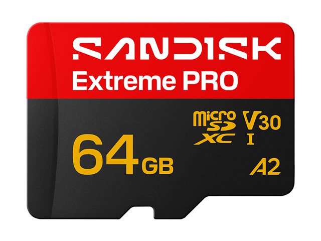 SANDISK Extreme Pro microSD UHS-I 64GB SDSQXCU-064G-GS6MA