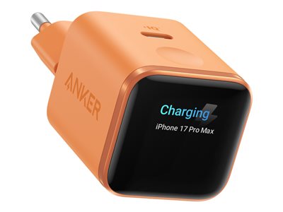 ANKER Nano Charger 45W 1C Display orange Smartphone Zubehör