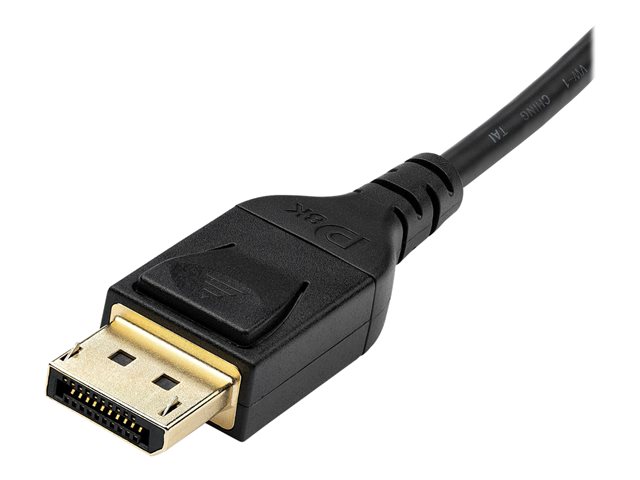 StarTech.com 3ft (1m) VESA Certified Mini DisplayPort to DisplayPort 1.4 Cable, 8K 60Hz HBR3 HDR, Super UHD mDP to DP 1.4 Cord, Slim (34 AWG) Ultra HD 4K 120Hz, Monitor/Video Cable - mDP to DP Cable (DP14MDPMM1MB)