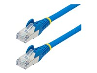 StarTech.com 50cm CAT6a  Cable - Blue - Low Smoke Zero Halogen (LSZH) - 10GbE 500MHz 100W ++ Snagless RJ-45 w/Strain Reliefs S/FTP Network Patch Cord CAT 6a S/FTP 50cm Patchkabel Blå