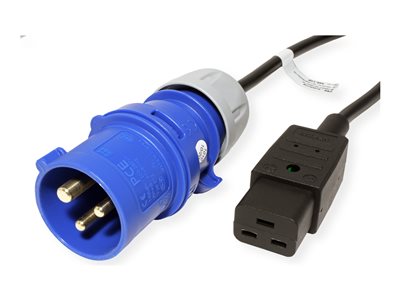 BACHMANN Kabel Stecker IEC60309-Blau 3m