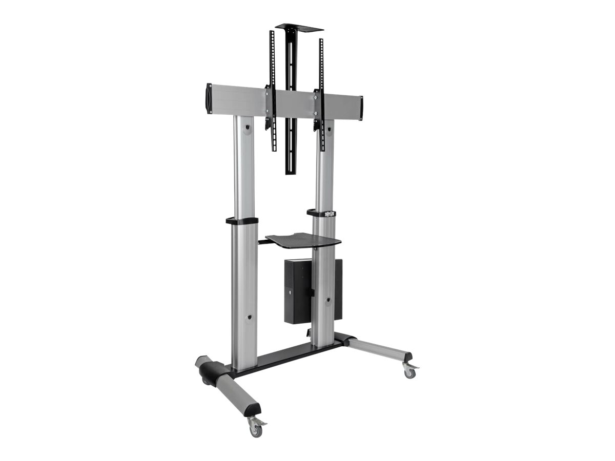 Tripp Lite Mobile Rolling TV Cart with Rechargeable Battery Power for 60" to 100" Displays