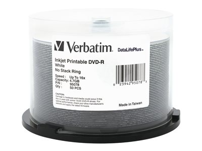 Verbatim DataLifePlus - DVD-R x 50 - 4.7 GB - storage media