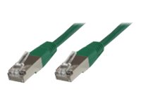 MicroConnect CAT 6 Kabel med folie og kobberfletning (FTP) 2m Netværkskabel Grøn