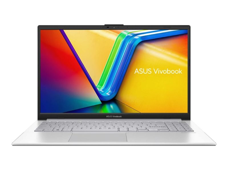 ASUS Vivobook Go 15 E1504FA-BQ632W, 180-degree hinge design, AMD Ryzen 5, 7520U / up to 4.3 GHz, Win 11 Home, Radeon 610M, 16 GB RAM, 512 GB SSD NVMe, 15.6" 1920 x 1080 (Full HD), Wi-Fi 6E, Bluetooth, cool silver