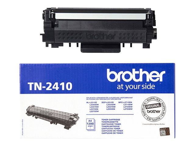  Brother TN-2410 Toner Cartridge, Black, Single Pack, Standard  Yield, Includes 1 x Toner Cartridge, Brother Genuine Supplies : Office  Products