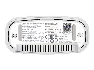 ASUS ZenWiFi AX XD6 1 Pack White