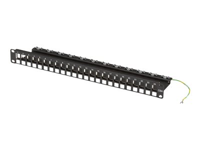 Black Box CAT6a Blank Patch Panel - patch panel - 1U - 19