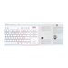 Logitech G G715 Wireless Gaming Keyboard, Linear Switches (GX Red) and Keyboard Palm Rest, White Mist - Image 10: Back