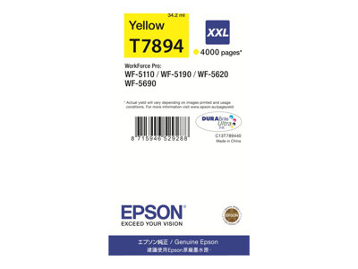 EPSON WF-5xxx Series Ink Cart. XXL Yell. - C13T789440