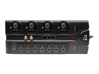Eaton Tripp Lite Series Surge Protector 120V 12 Outlet RJ11 RJ45 Coax 8' Crd 2880 Joule