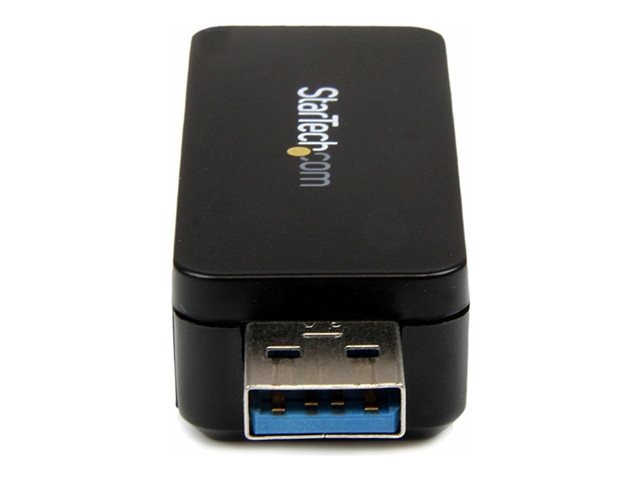 StarTech.com USB 3.0 Multimedia Memory Card Reader - Portable SDHC MicroSD Card Reader - External USB Flash Card Reader (FCREADMICRO3)