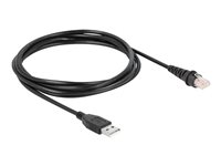 DeLOCK USB 2.0 Barcode scanner cable 1.5m Sort