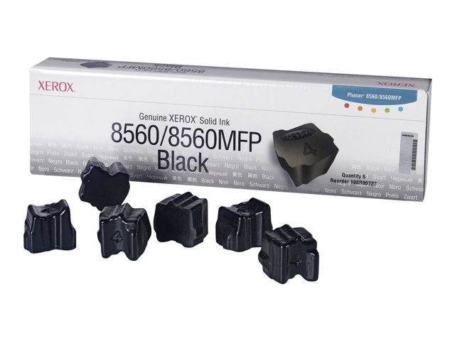 Xerox Phaser 8560MFP - 6-pack - black - solid inks - for Phaser 8560