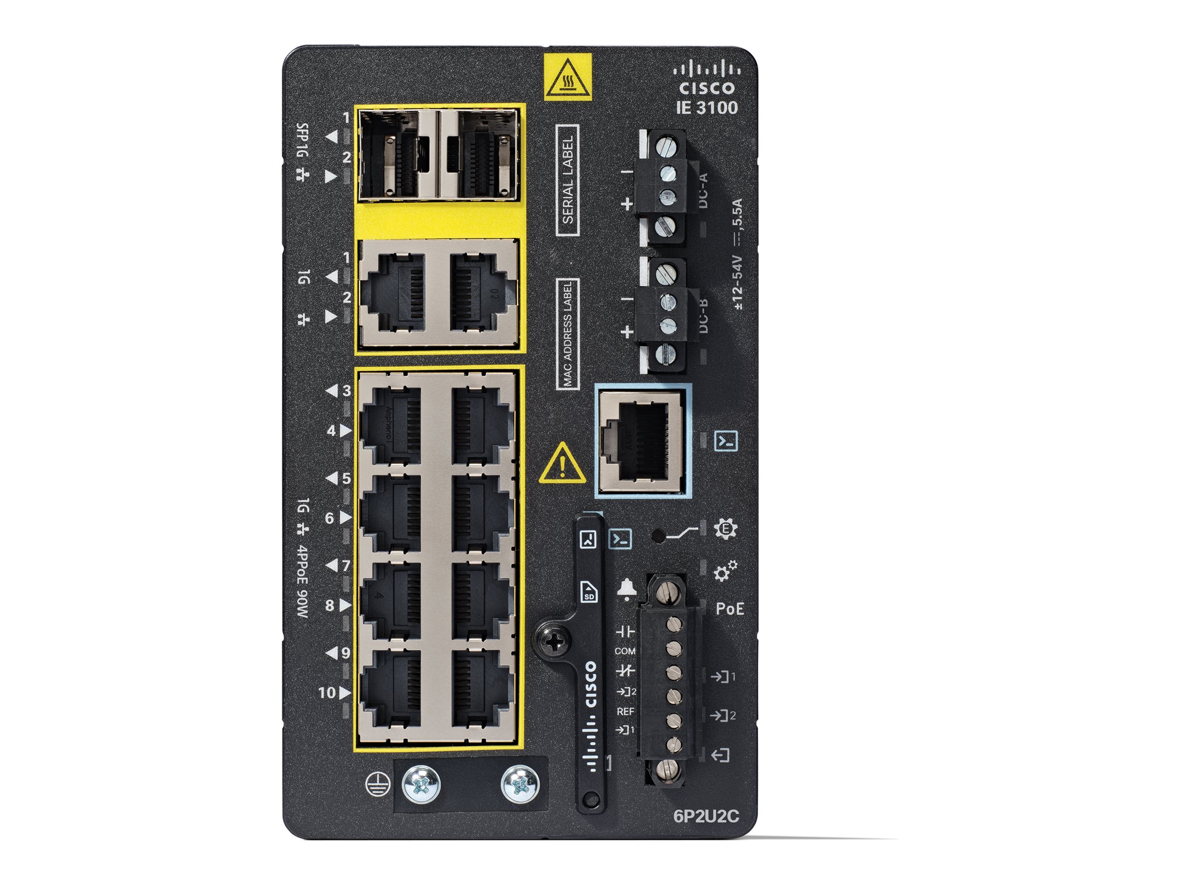Cisco Catalyst IE3100 Rugged Series switch 10 ports Product shot Front 79950