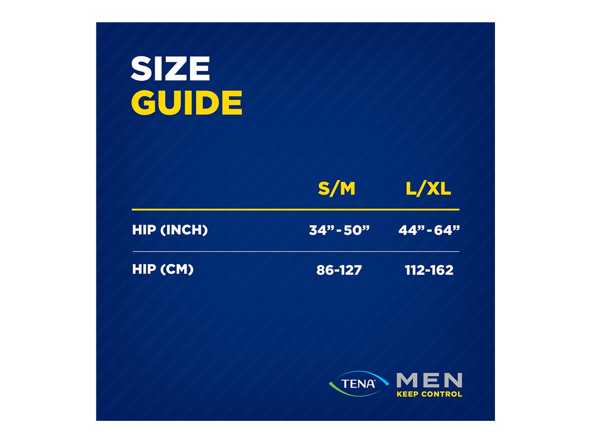 Tena MEN Protective Super Plus Incontinence Underwear - Small/Medium - 16's