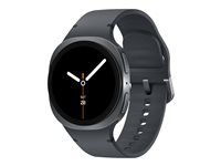 Samsung Galaxy Watch8 40 mm graphite smart watch with sport band rubber graphite 