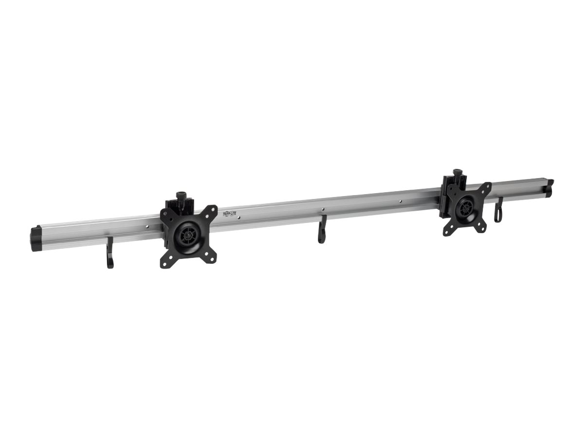 Tripp Lite Dual Flat-Panel Rail Wall Mount for TVs Monitors 10-24" Display