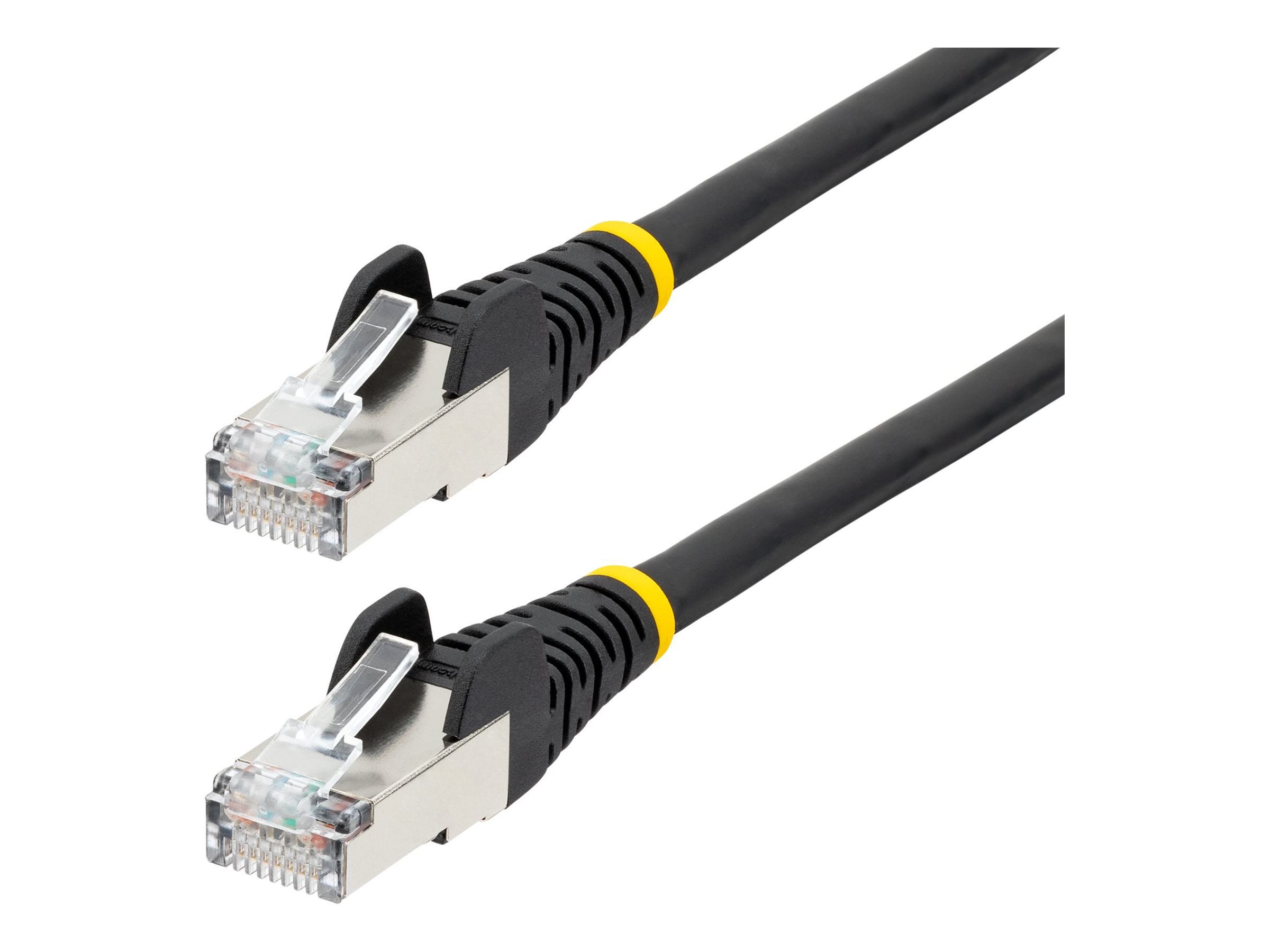 Startech 50ft Black CAT6a Ethernet Cable, Snagless, S/FTP, 10G, LSZH