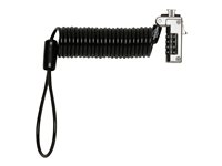 Kensington Slim Portable - security cable lock - combination, for standard slot