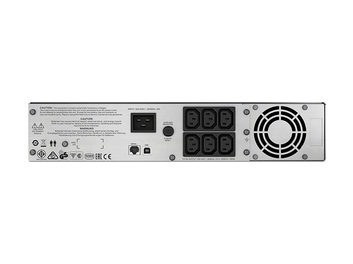 APC Smart-UPS C 2000VA 2U - UPS - 1300 Watt - 2000 VA – foto 4