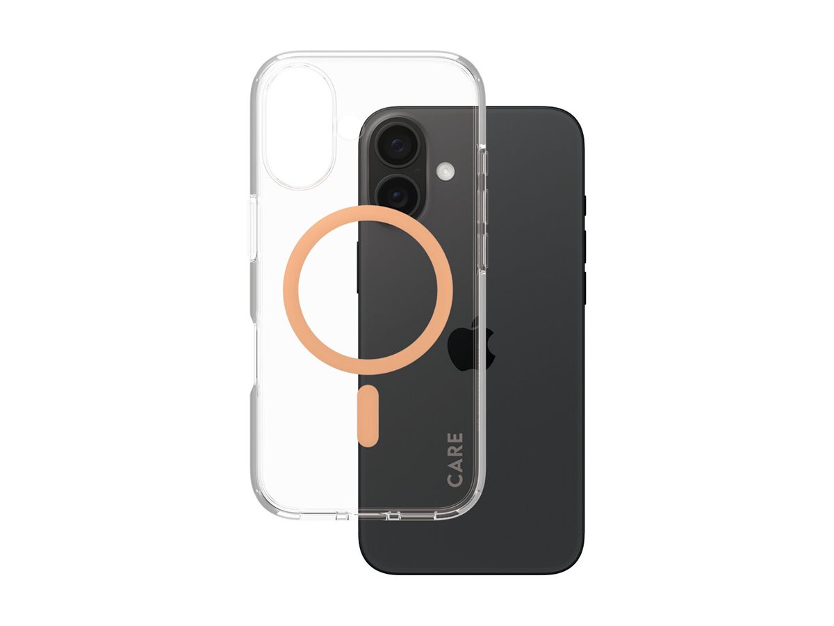 PanzerGlass CARE Apple iPhone 16 MagSafe Urban Combat čirý/broskvový – foto 3