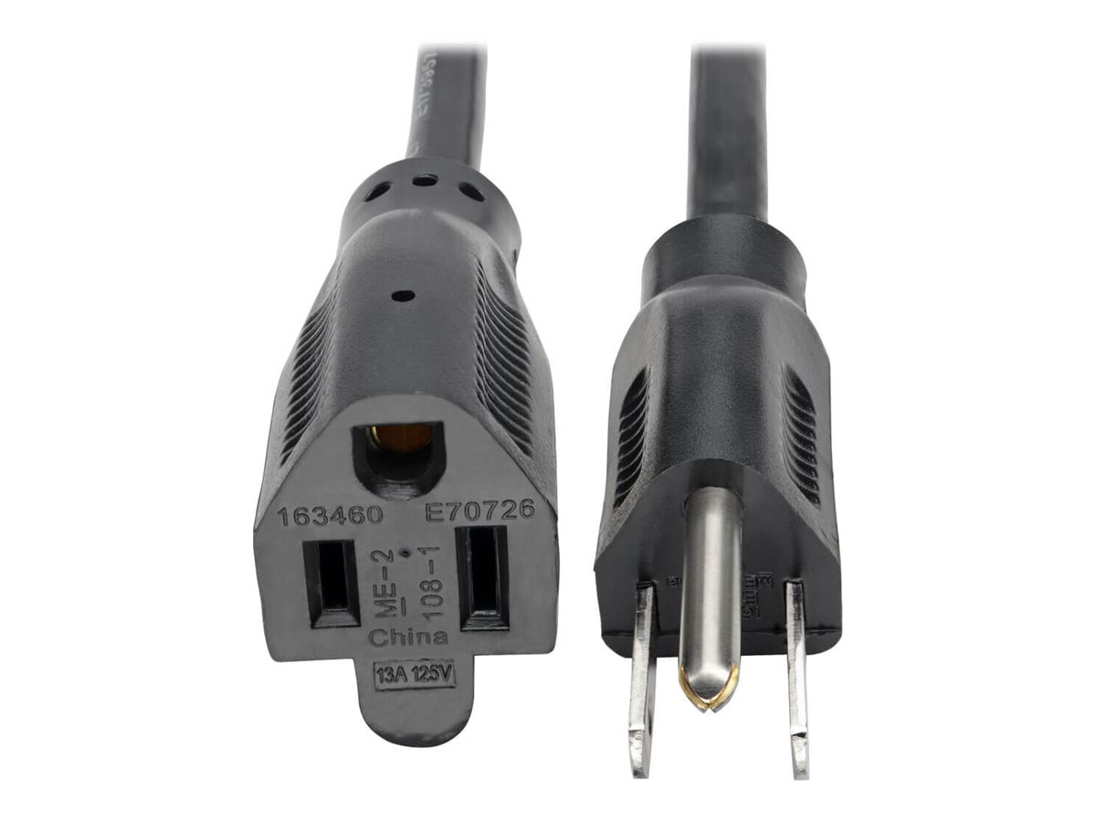 Tripp Lite 25ft Power Cord Extension Cable Standard 16 AWG 5-15P 5-15R 13A 25'