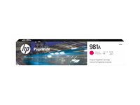 HP 981A - magenta - original - PageWide - ink cartridge