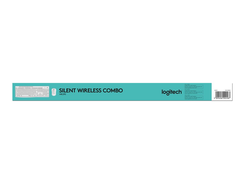LOGI MK295 Silent Wireless Combo - White