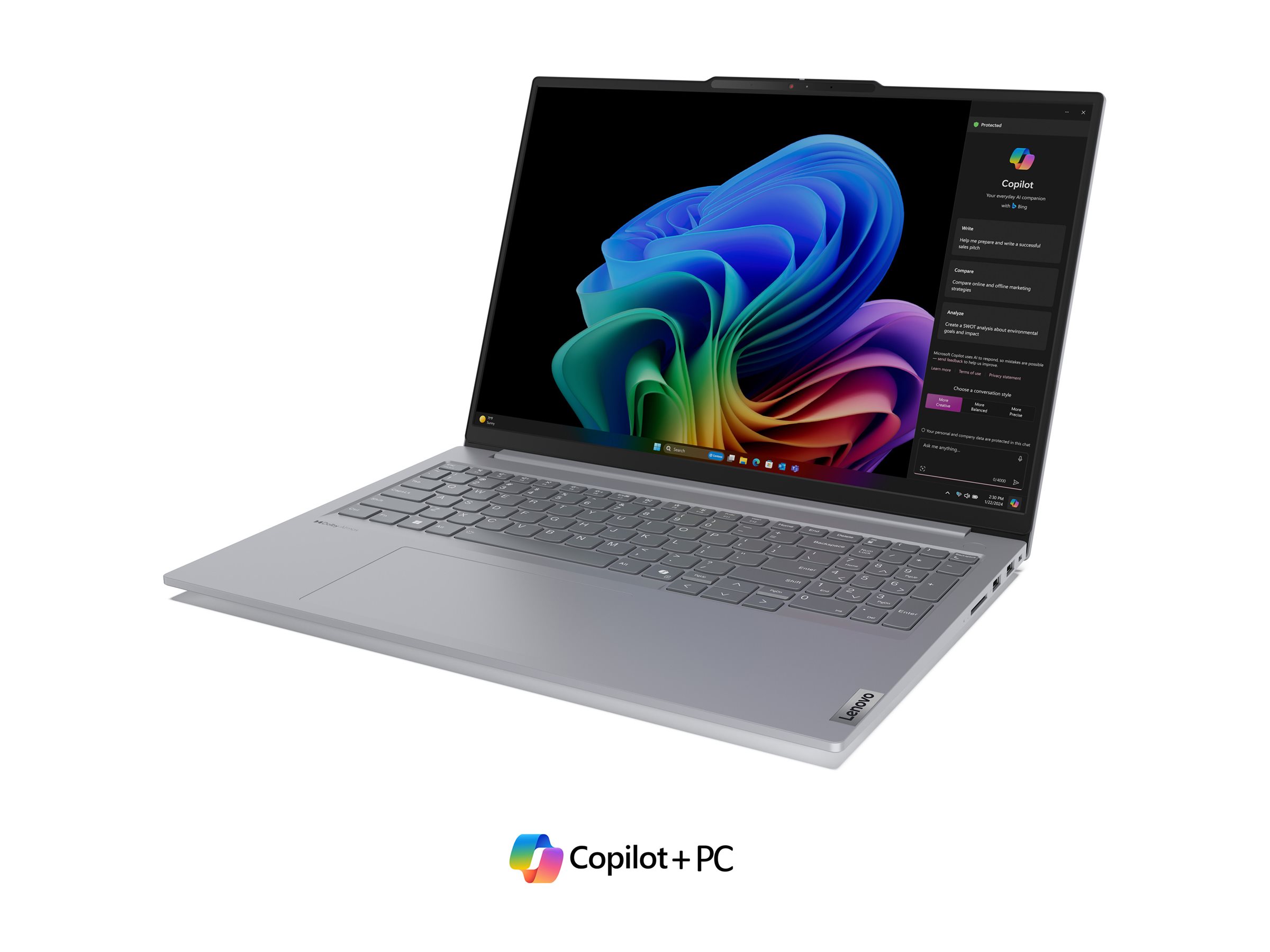 Lenovo ThinkBook 16 G7 QOY - 16" - Qualcomm Snapdragon X Plus - X1P-42-100 - 16 GB RAM - 512 GB SSD - UK