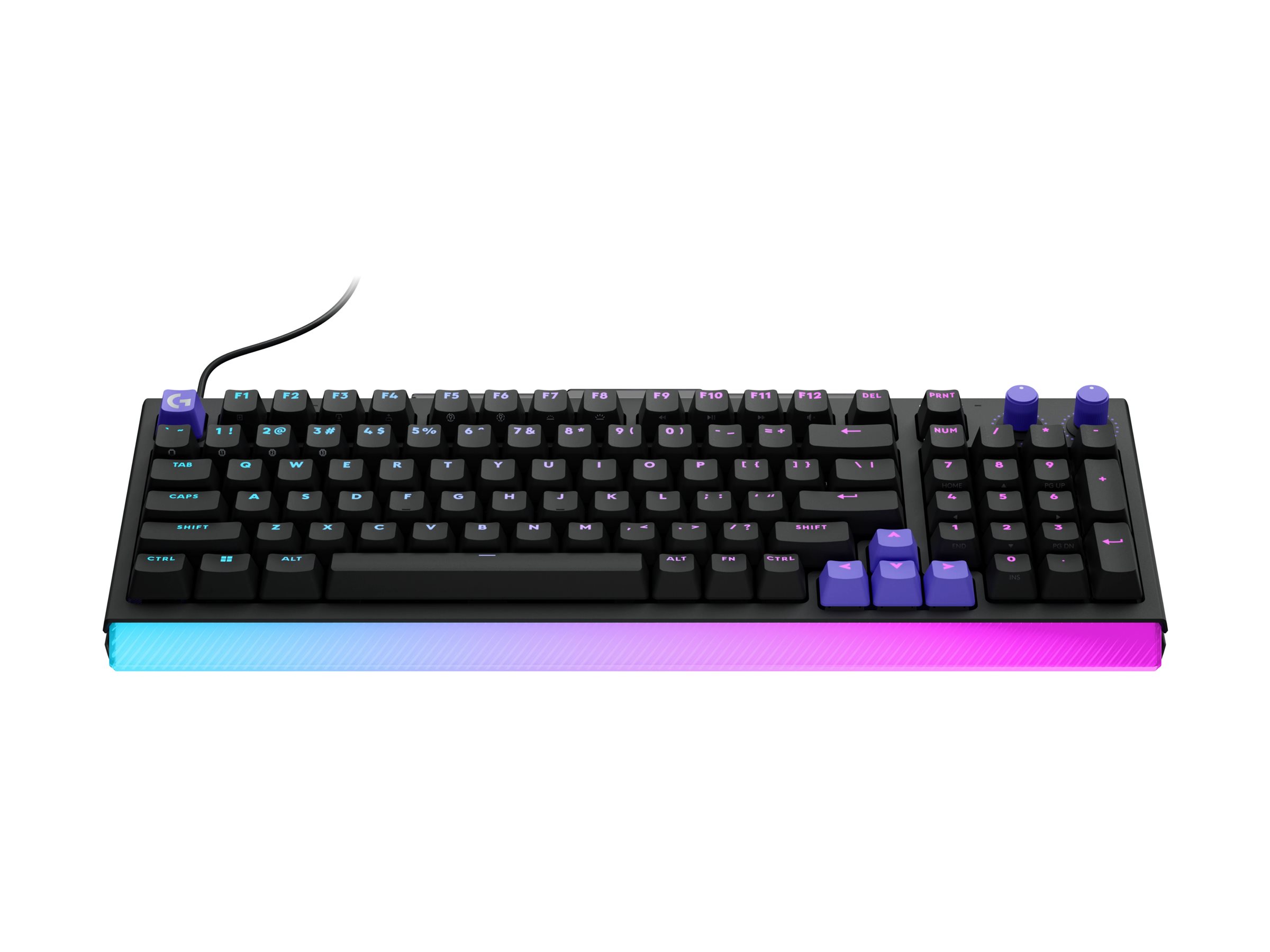 Logitech G G512 X 98 keyboard QWERTY US English black Input Product shot Front 79951