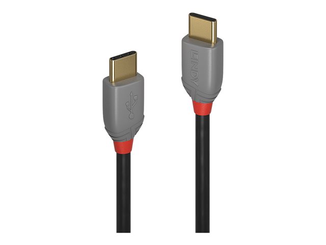 C ble USB 2.0 Type C, 3A, Anthra Line, 0.5m
