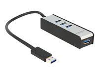 DeLock USB 3.0 External Hub 4 Port Hub 4 porte USB