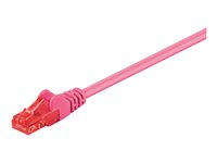 MicroConnect CAT 6 Ikke afskærmet parsnoet (UTP) 2m Netværkskabel Pink