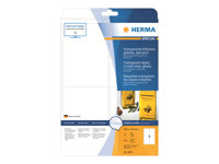 HERMA Special Transparent film labels 99.1 x 139 mm 100etikette(r)