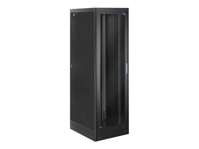 Szafa stojąca, zmontowana Intellinet 42U, 600x1000, Rack 19'', perforowane drzwi, czarna