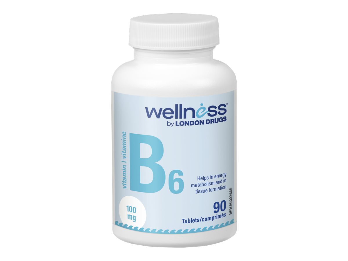 Wellness by London Drugs Vitamin B6 - 100mg - 90s