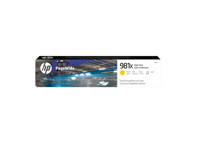 HP 981X XL Yellow PageWide Cartridge L0R11A