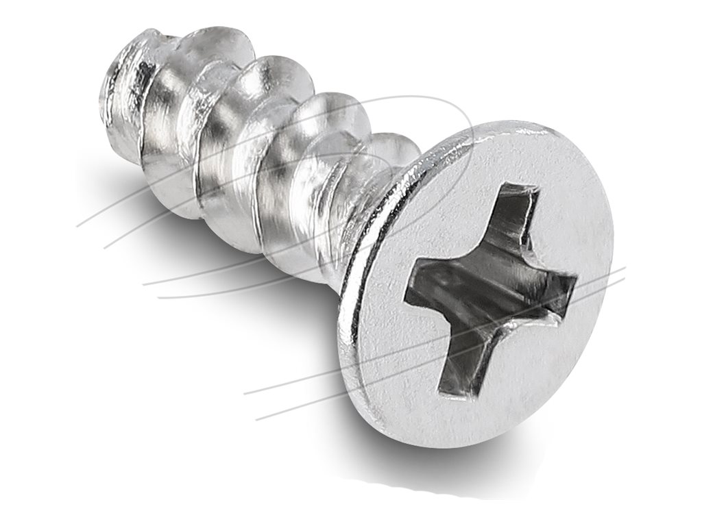 Fan Screw M4 x 10 mm 50 pcs silver