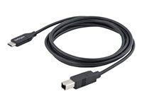 StarTech.com Thunderbolt 3 / USB 2.0 USB Type-C kabel 2m Sort