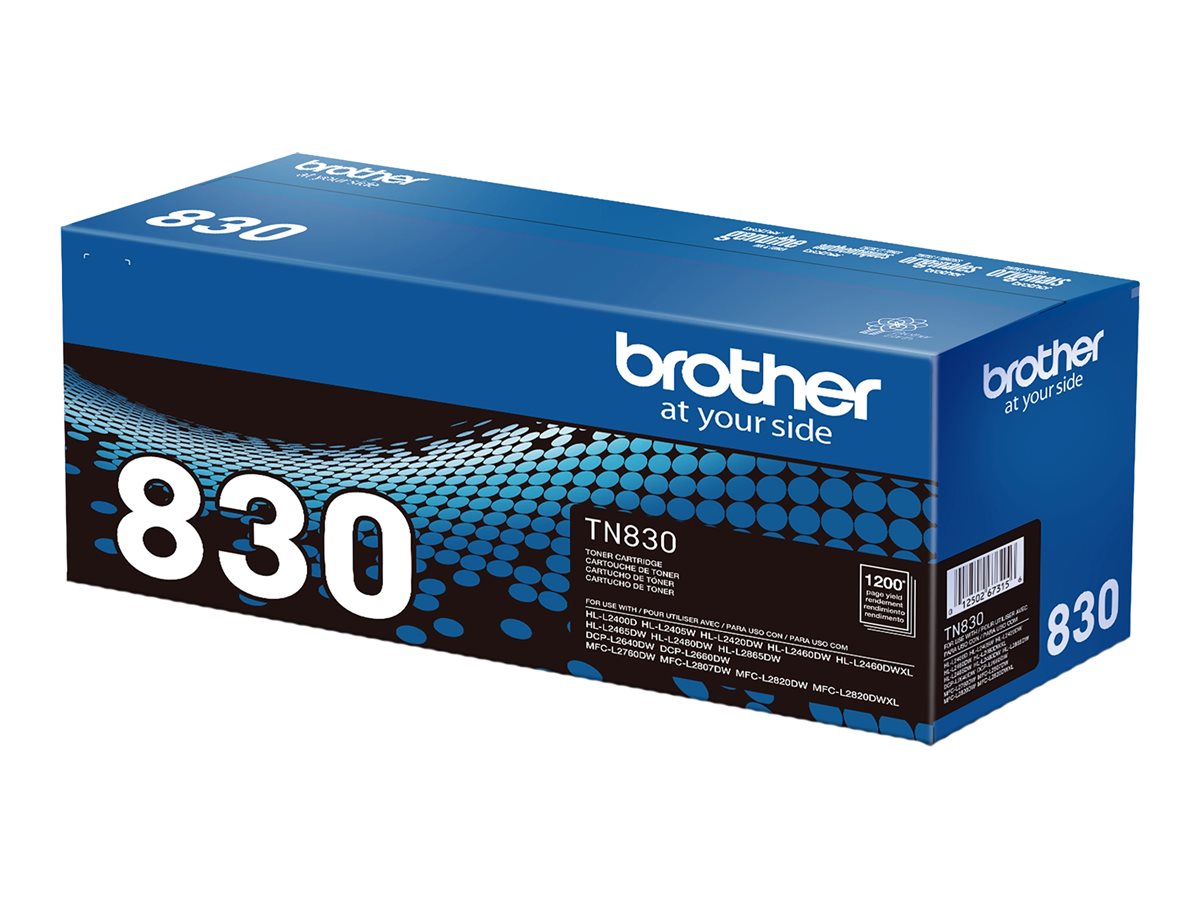 Brother Toner Cartridge - Black - TN830