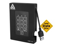 Apricorn Aegis Padlock Fortress Solid state drive encrypted 256 GB external (portable) 